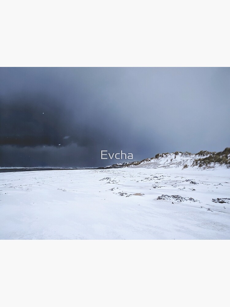 Snow on the sand dunes by Evcha
