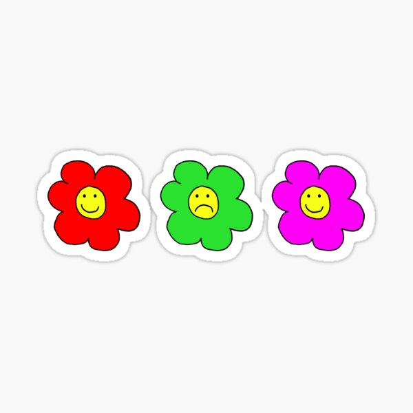 Aperçu de l'œuvre fleurs joyeuses et tristes créée et vendue par its-ella.