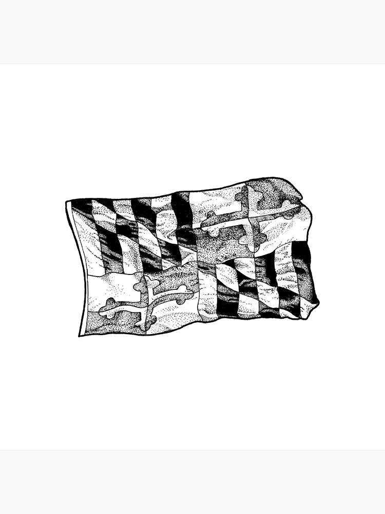 "Maryland Flag" Poster by Eweglein Redbubble