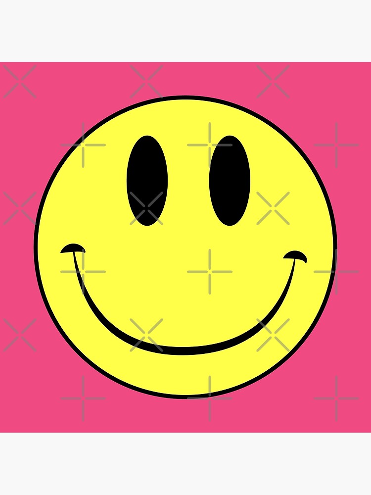 Classic Acid House Smiley Face Rave Culture Art Print By