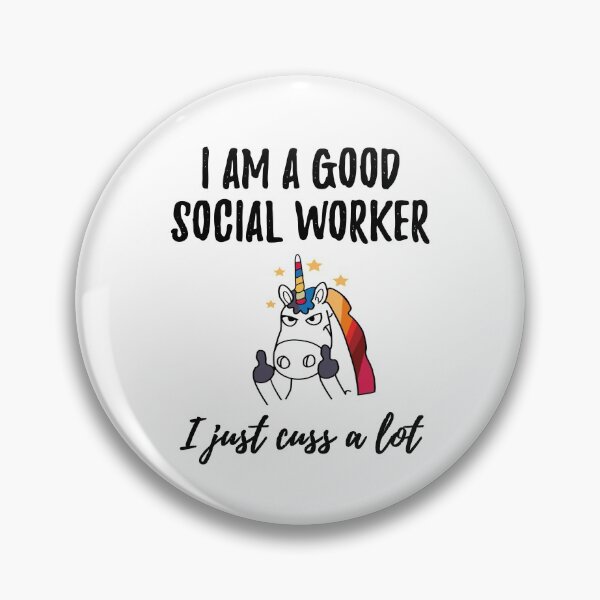 Artikelvorschau, I am a good social worker entworfen und verkauft von Renware.
