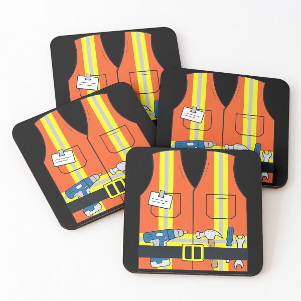 Item preview, Construction Worker Safety Vest Kids Costume Print designed and sold by samshirts.