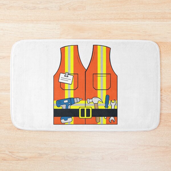 Item preview, Construction Worker Safety Vest Kids Costume Print designed and sold by samshirts.
