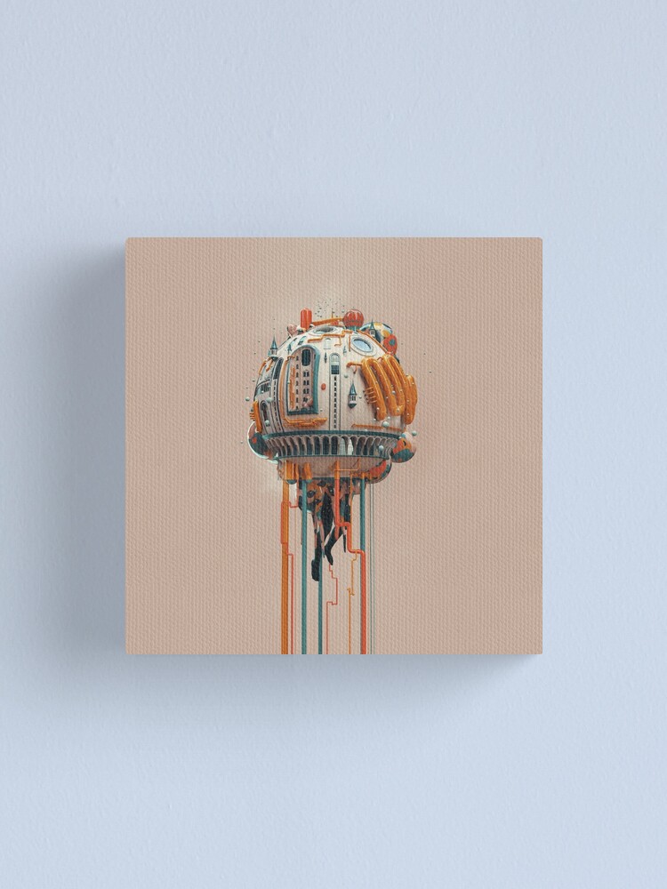 Alternate view of The watertower Canvas Print