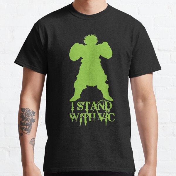 I Stand With Vic version 4 - Broly Silhouette #istandwithvic #vickicksback Classic T-Shirt