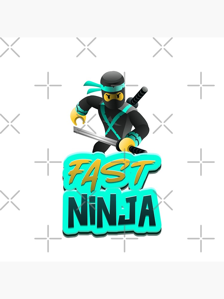 Fast Ninja Roblox Greeting Card By Rhecko Redbubble - ninja shirt template complete roblox