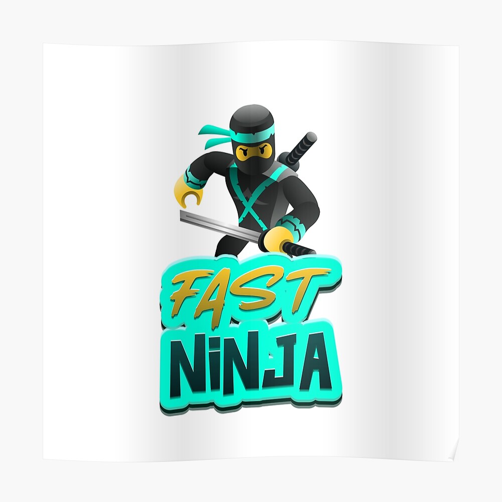 Fast Ninja Roblox Sticker By Rhecko Redbubble - roblox vs ninja