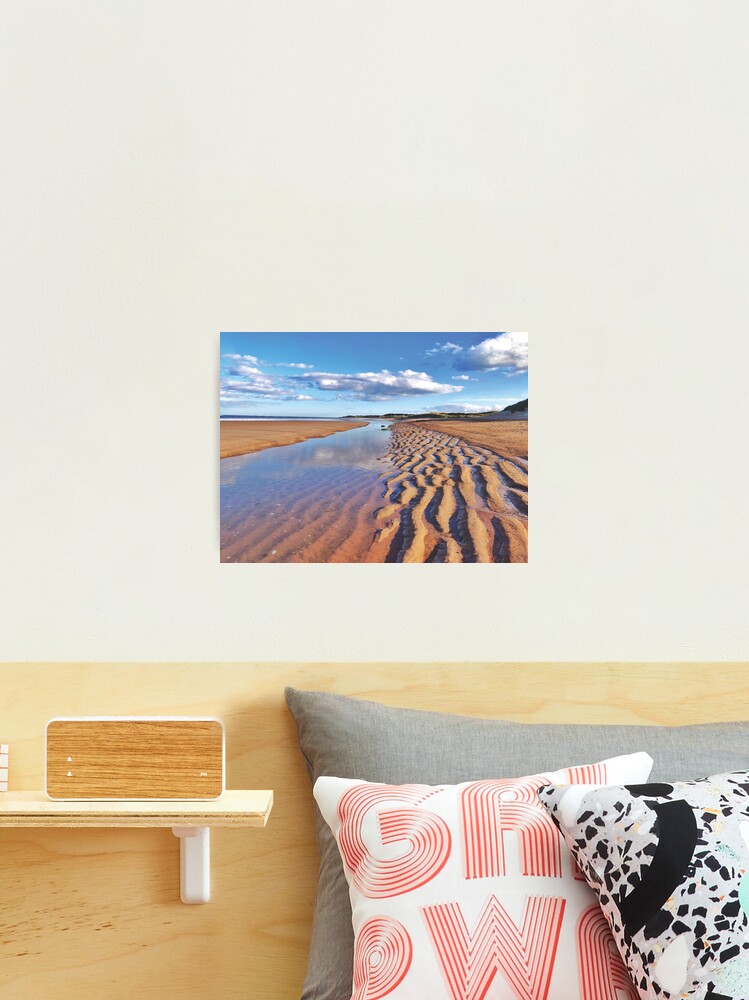 Thumbnail 2 of 3, Photographic Print, Sand ripples  designed and sold by Evcha.
