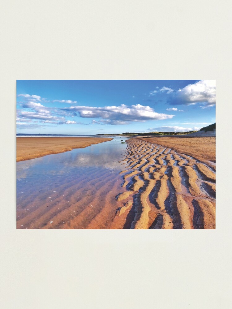 Alternate view of Sand ripples Photographic Print