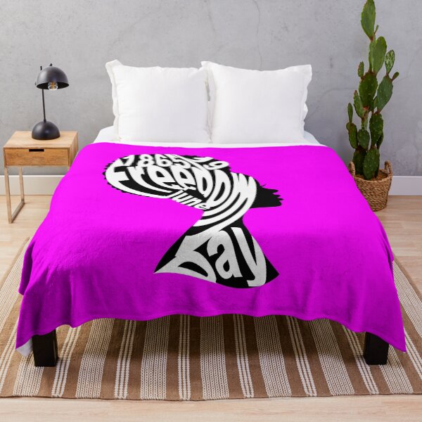 Item preview, African woman silhouette for freedom day designed and sold by magenta-dream.