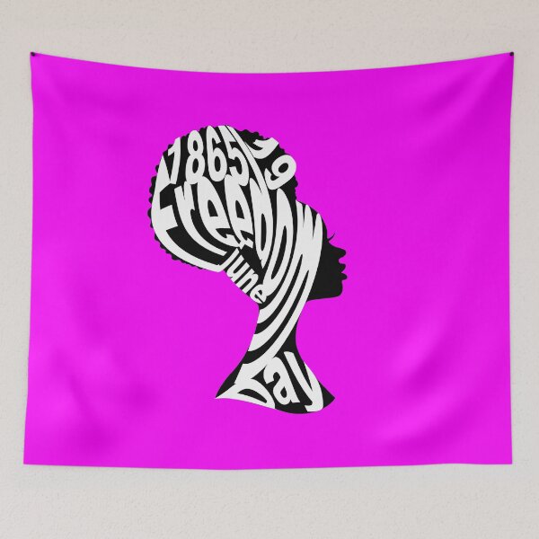Item preview, African woman silhouette for freedom day designed and sold by magenta-dream.
