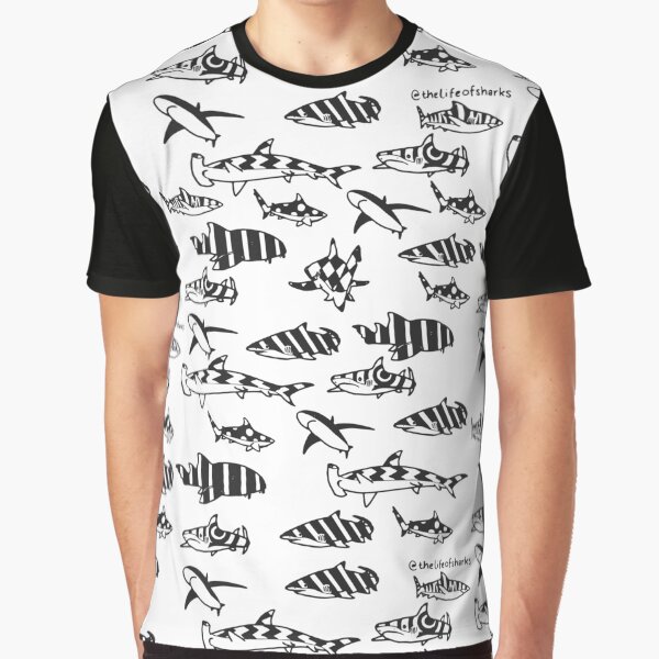 The Life of Sharks - Sharks Galore Graphic T-Shirt