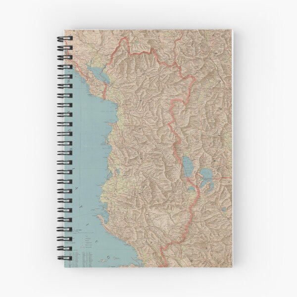 Item preview, Vintage Albania Map (1916) designed and sold by BravuraMedia.