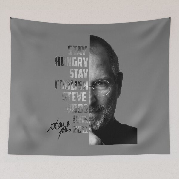 Item preview, Stay hungry stay Foolish Steve Jobs designed and sold by johnanderson23.