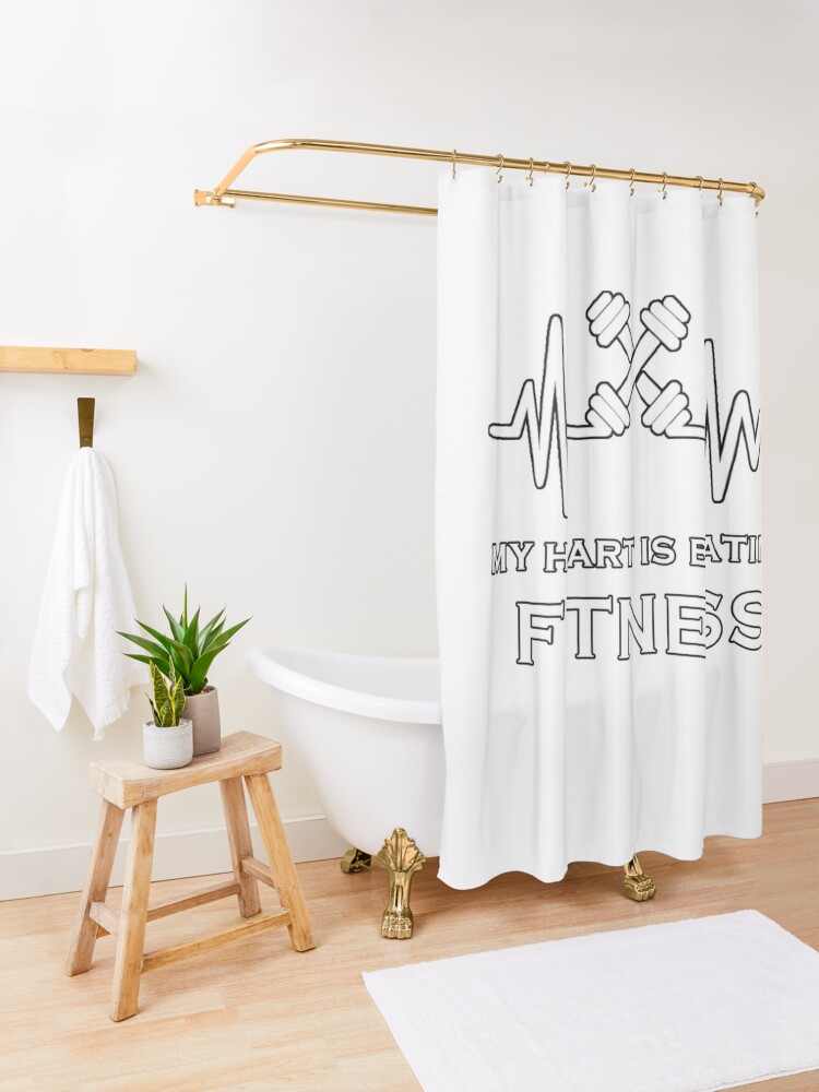 Gym Lover Gift The Best Kind Of Dad Raises A Barber Workout Shower Curtain  by Jeff Creation - Pixels