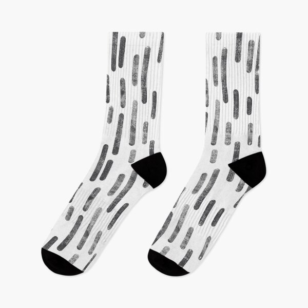 Item preview, Inky Rounded Lines Pattern | Graphite on White designed and sold by itsjensworld.