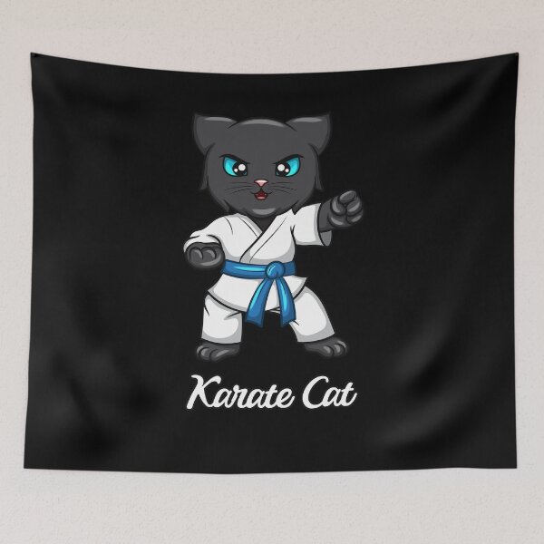 Item preview, Karate Cat designed and sold by Weilichesmag.