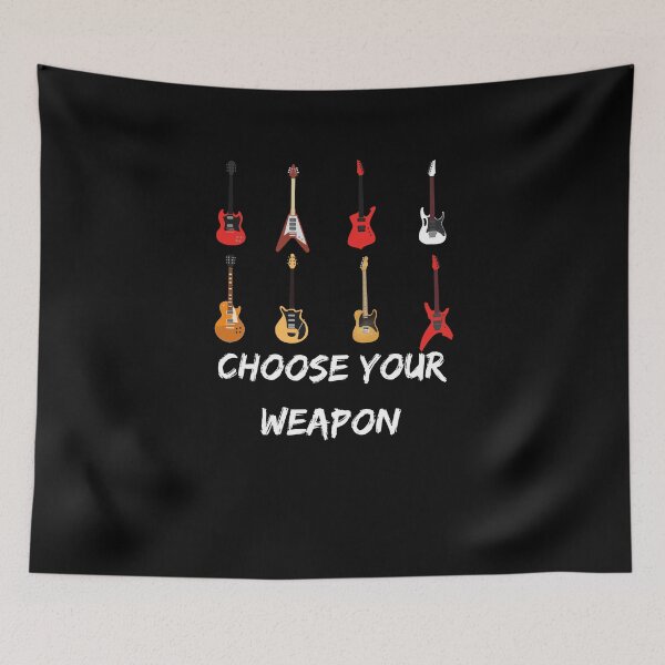 Item preview, Choose Your Guitar Weapon designed and sold by nikkoseb.