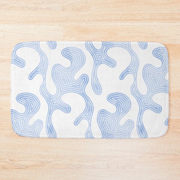 Item preview, Peaceful Tessellations Coastal Grandmother Blue Abstract Pattern designed and sold by creativinchi.