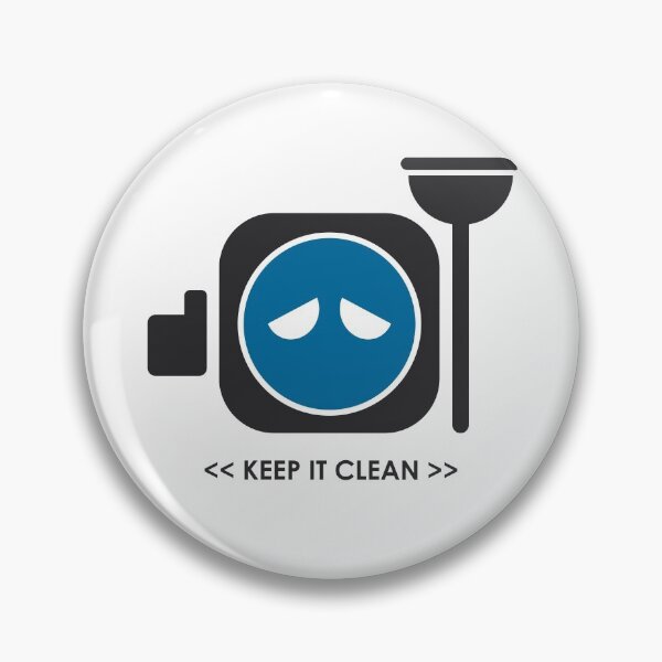 Item preview, Keep it Clean Blue designed and sold by KDesign13.