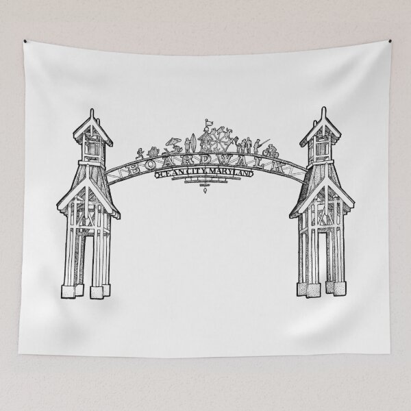 Item preview, Ocean City Boardwalk designed and sold by Elizabeth Weglein.