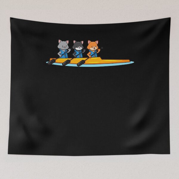 Item preview, Cat rowing designed and sold by Weilichesmag.