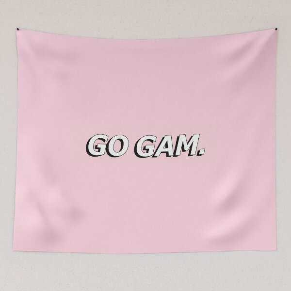 Item preview, GO GAM. PINK designed and sold by Stickers by SoSrat.