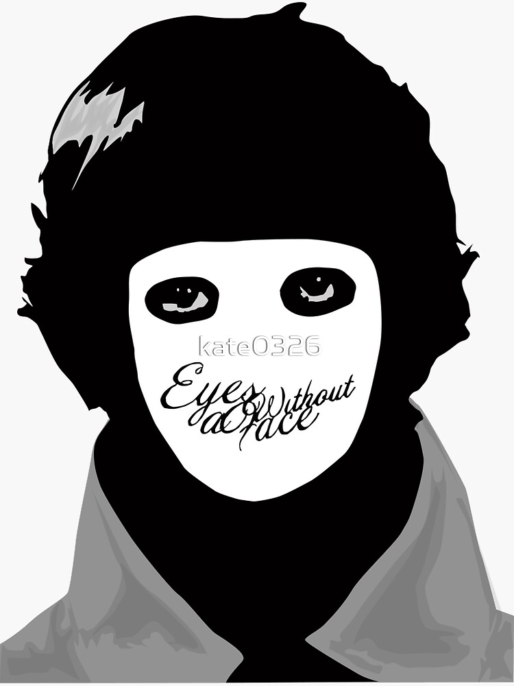 "Eyes Without a Face" Sticker by kate0326 Redbubble