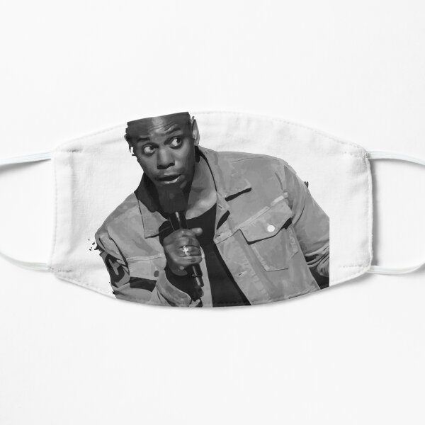 Dave Chappelle my life is dope Flat Mask