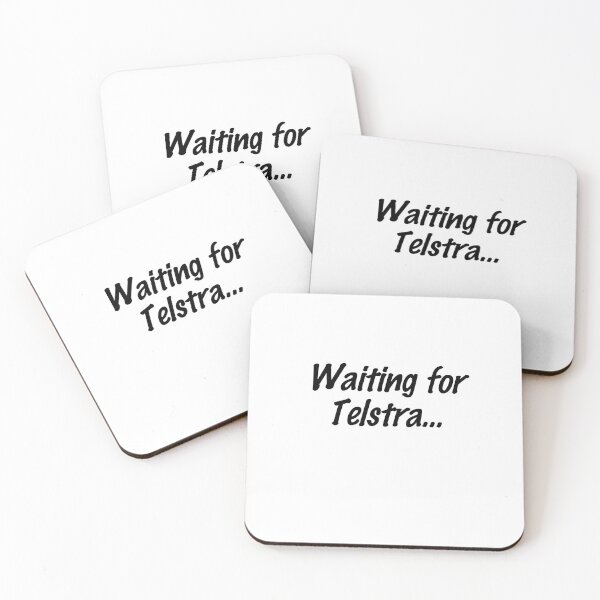 Item preview, (Kath and Kim) Waiting for Telstra designed and sold by angusblackley.