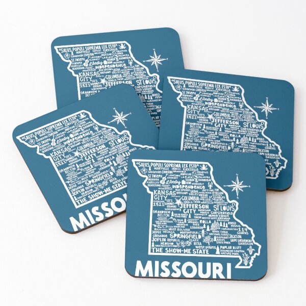 Item preview, Missouri Map designed and sold by fiberandgloss.