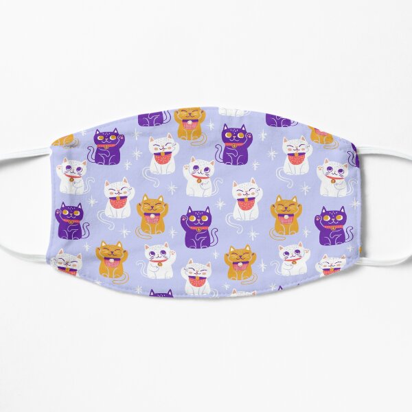 Trousse tendance en tissu design japonais, décor chat maneki neko