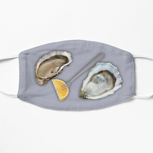 Oysters are our friends. Flat Mask