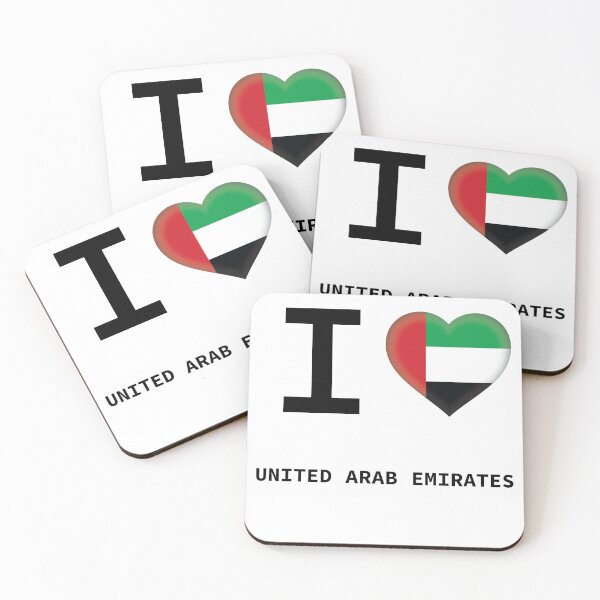 Item preview, I HEART UNITED ARAB EMIRATES designed and sold by Mxdesign888.