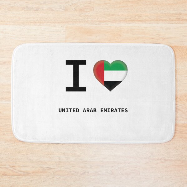 Item preview, I HEART UNITED ARAB EMIRATES designed and sold by Mxdesign888.