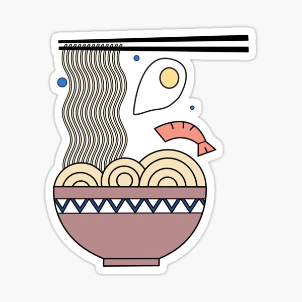 Bowl of Noodles Sticker