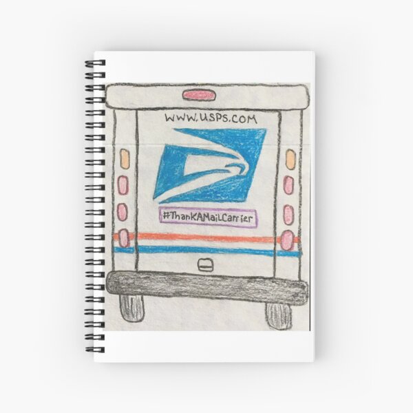 Thank a Mail Carrier Spiral Notebook
