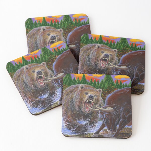 Item preview, Bull and Bear designed and sold by Carey Chen.