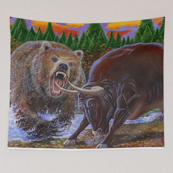 Item preview, Bull and Bear designed and sold by Carey Chen.