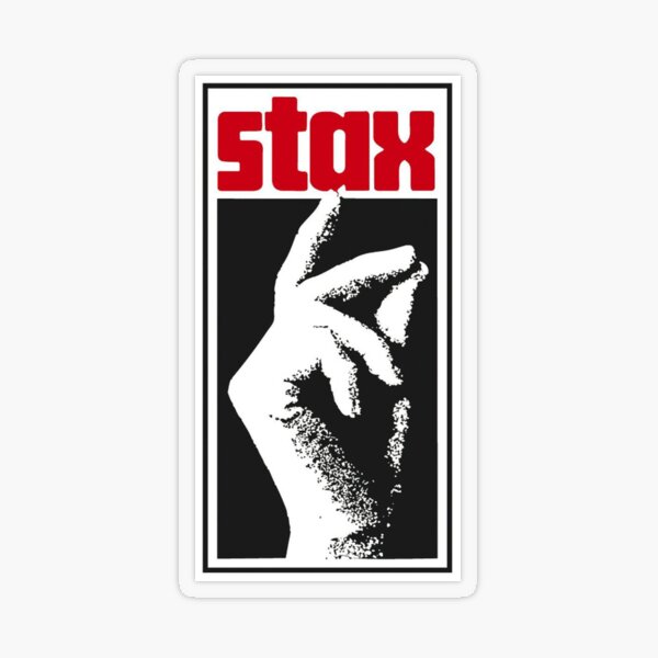 Stax Records Transparent Sticker