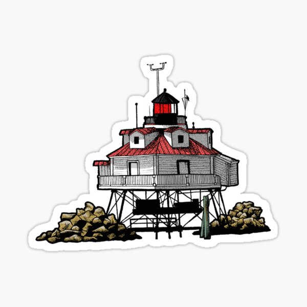 Item preview, Thomas Point Lighthouse designed and sold by Elizabeth Weglein.