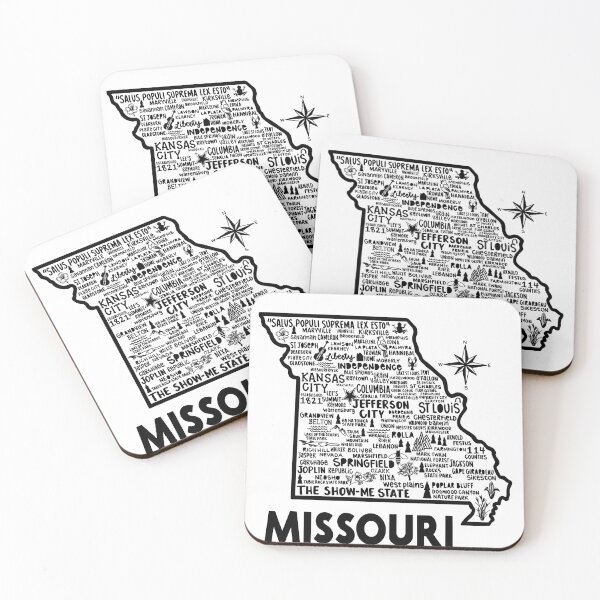 Item preview, Missouri Map designed and sold by fiberandgloss.