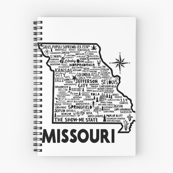 Item preview, Missouri Map designed and sold by fiberandgloss.