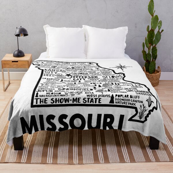 Item preview, Missouri Map designed and sold by fiberandgloss.
