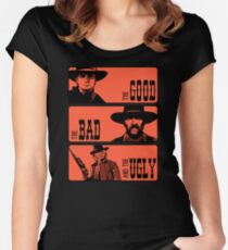BTTF: The good, the bad and the ugly Women's Fitted Scoop T-Shirt