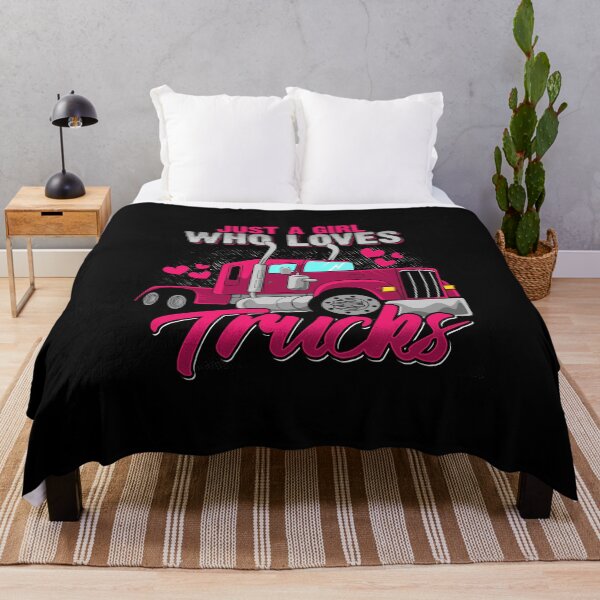 Item preview, Just A Girl Who Loves Trucks designed and sold by Sbgarror.