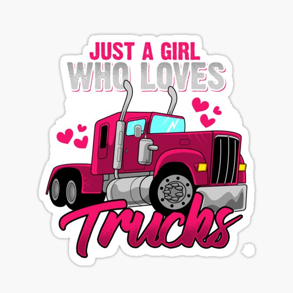 Truck Driver Girl Stickers for Sale