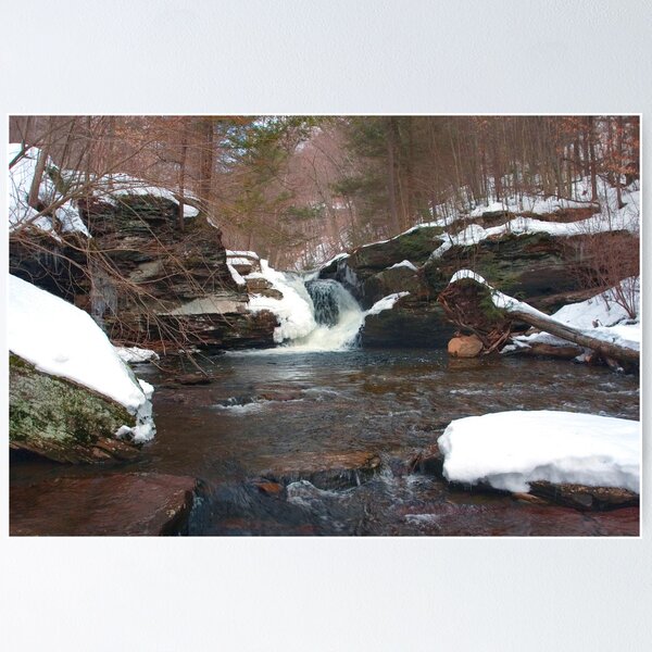 Item preview, Winter's Retreat at Murray Reynolds Falls designed and sold by Gene Walls.