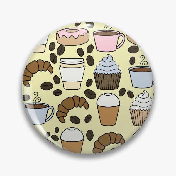 Item preview, Coffee Shop Pattern designed and sold by GreySkiesArt.