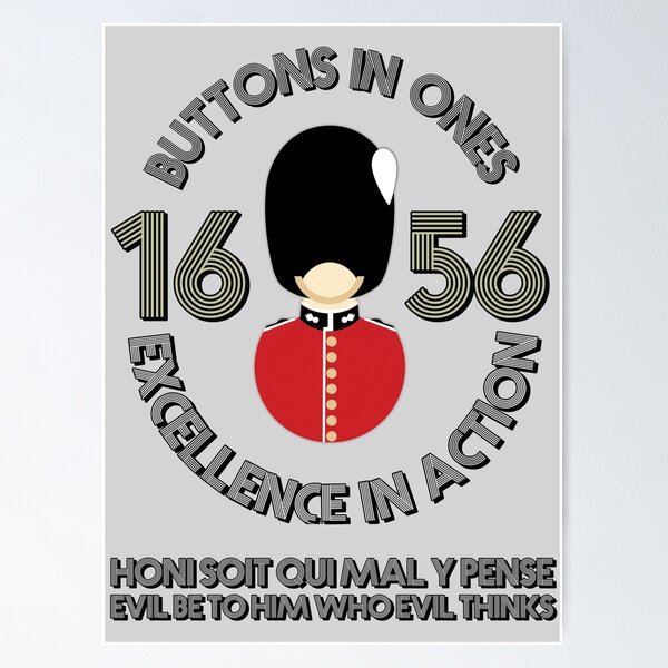Item preview, Buttons in Ones - Grenadier Guards designed and sold by BlueRedBlue.